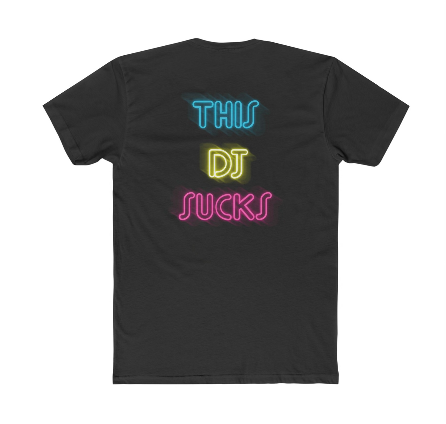 'This DJ Sucks' Tee (Neon) - Men's